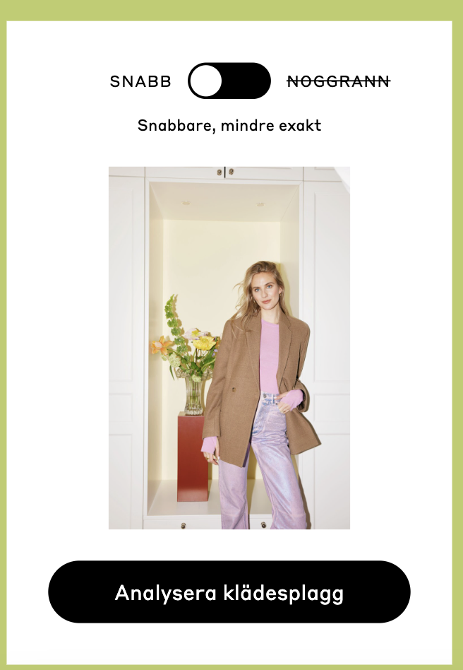 Plagganalys - välj snabb eller noggrann